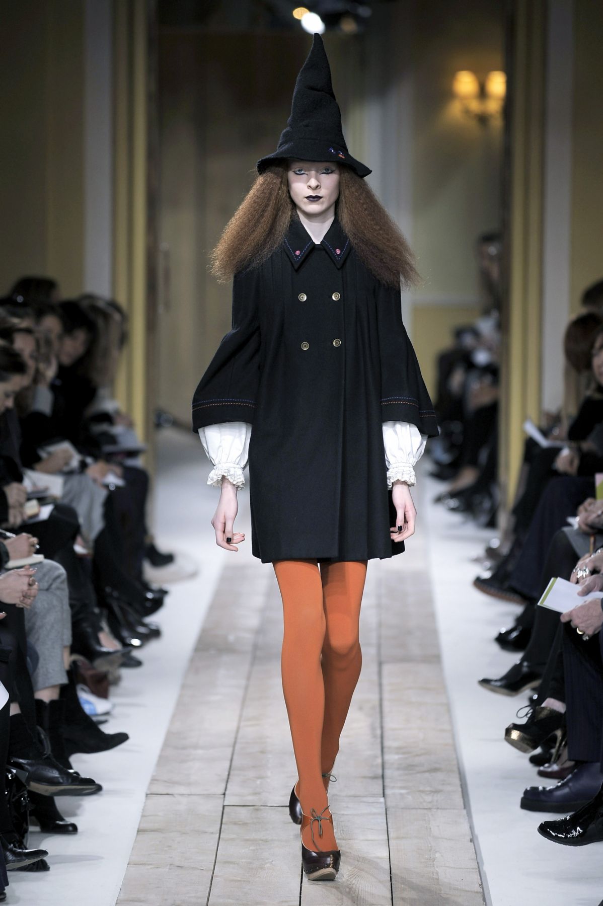 LONDON, GBR - FEBRUARY 14: (UK OUT) A model poses at the Luella Catwalk show as part of London Fashion Week at the BFC Tent on February 14, 2008 in London, England. (Photo by Karl Prouse/Catwalking/Getty Images)
