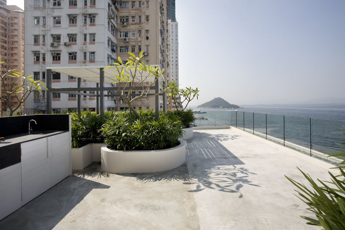 Rooftop of the Tung Fat building in Kennedy Town