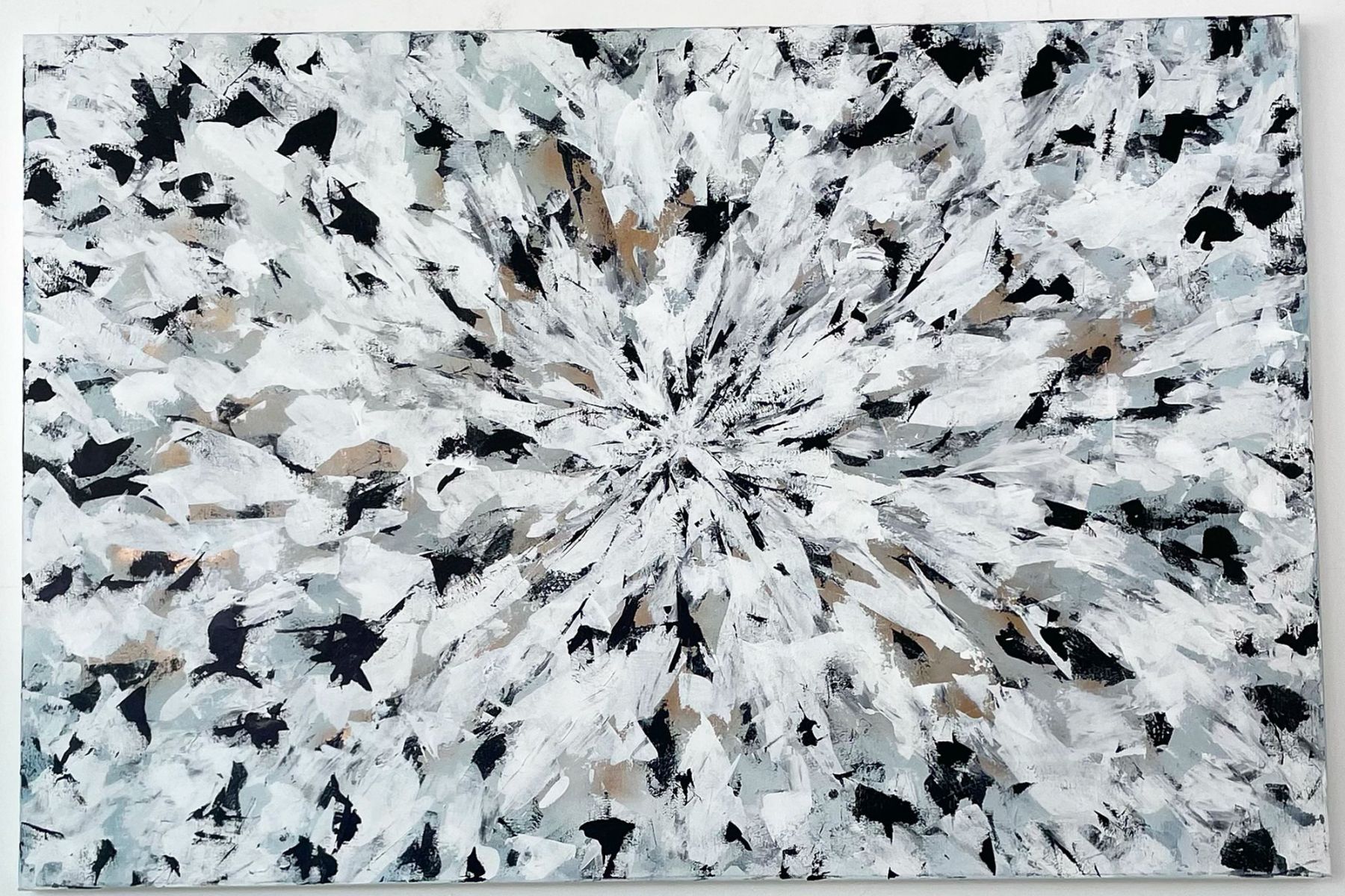 Solitaire (2021), acrylic on canvas painting by Jays Phua