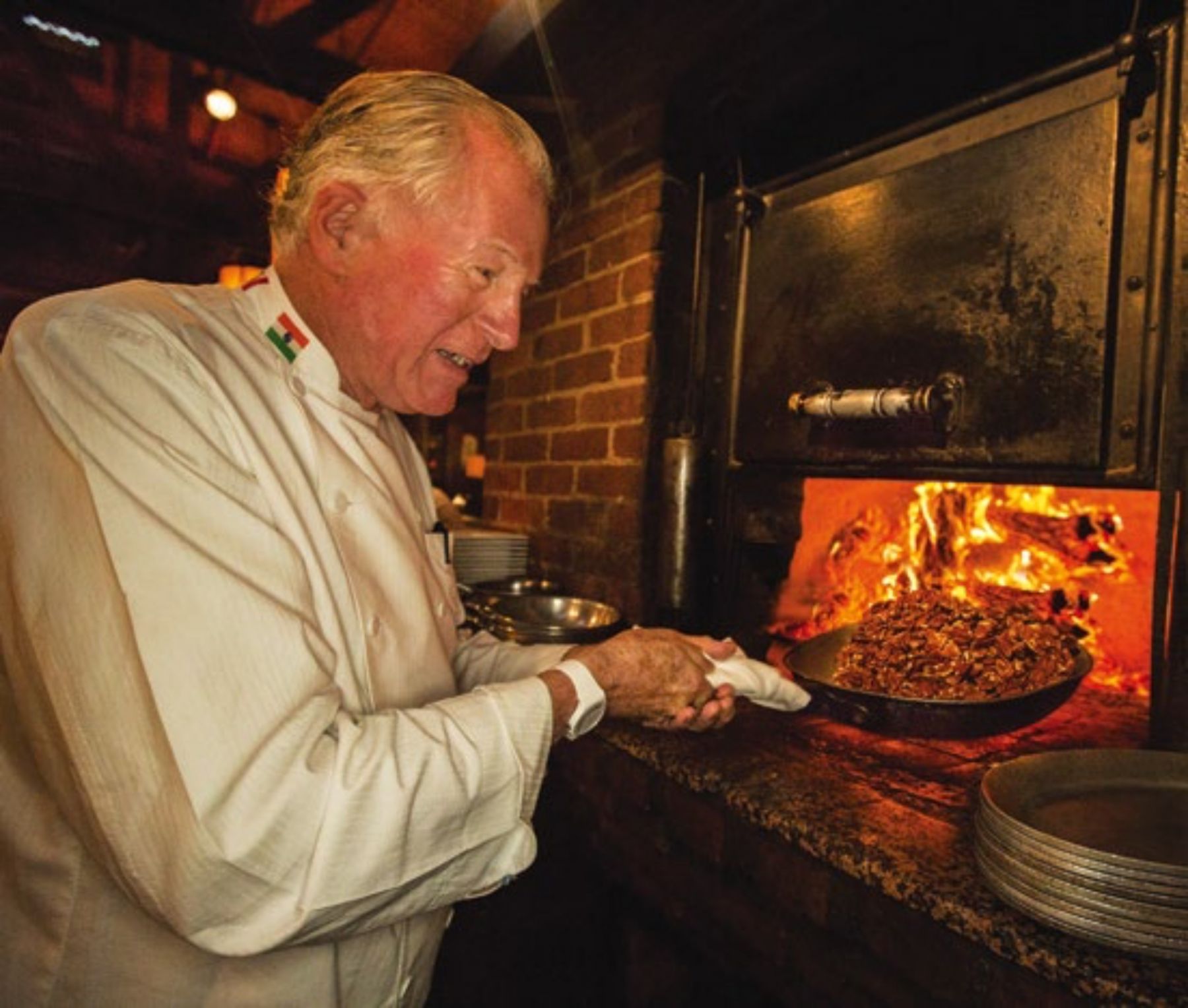 The acclaimed chef whipping a culinary masterpiece (Photo: Courtesy of Jeremiah Tower)