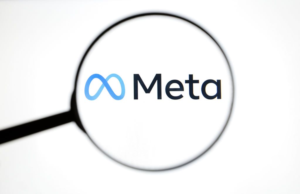 ANKARA, TURKEY - OCTOBER 29: In this photo illustration logo of Meta is displayed on a computer screen in Ankara, Turkey on October 29, 2021. (Photo by Hakan Nural/Anadolu Agency via Getty Images)