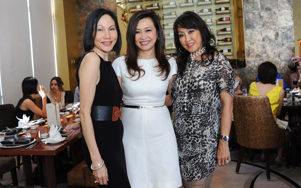 Cecilia Leong-Faulkner, Trina Liang-Lin and Anne Goh