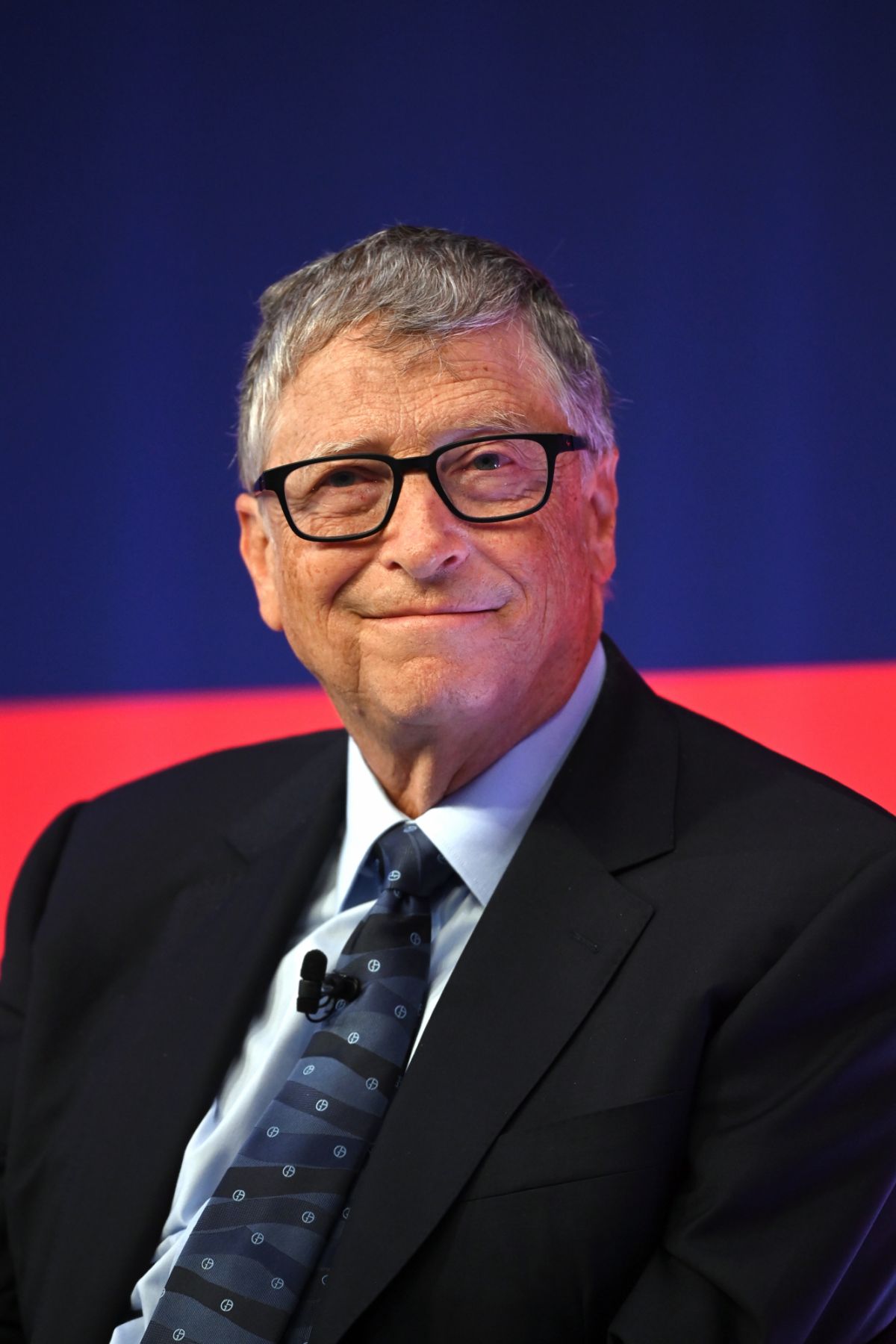 LONDON, ENGLAND - OCTOBER 19:  Bill Gates speaks during the Global Investment Summit at the Science Museum on October 19, 2021 in London, England. The summit brought together British politicians, royalty, CEOs of the world's biggest banks and other business leaders with the aim of highlighting how the UK is "using investment to cement itself as a science and tech superpower, and a pioneer of green technology ahead of COP26," according to the country's international trade secretary. (Photo by Leon Neal - WPA