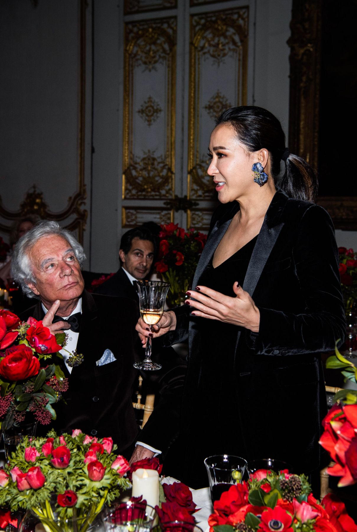 soirée en l'honneur du don de Cindy Chao d'une broche de sa collection "Annual Butterfly" à la Galerie de Bijoux du Musée des Arts Décoratifs. Paris, le 20 janvier 2020. © Julio Piatti