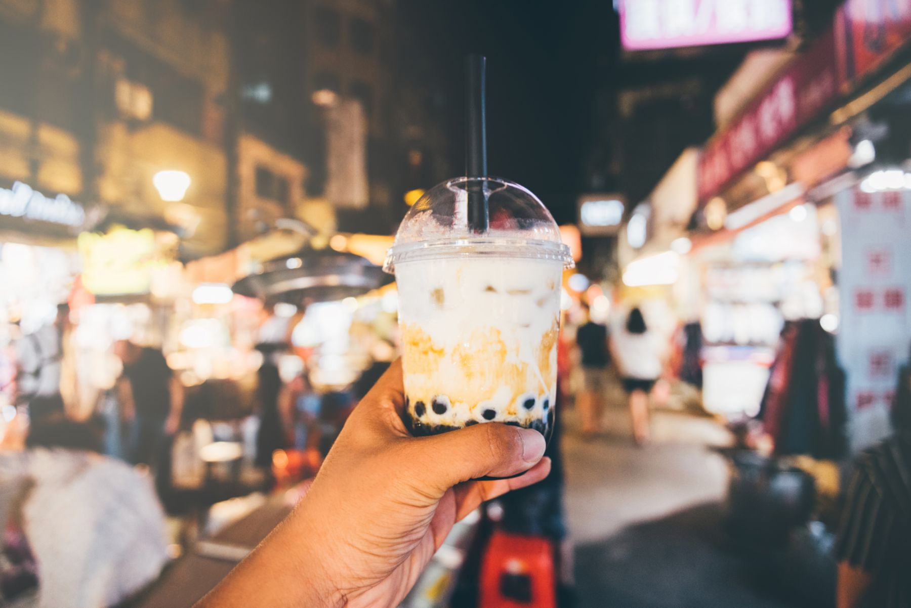 bubble milk tea or boba tea is the most popular drink orginated in Taiwan