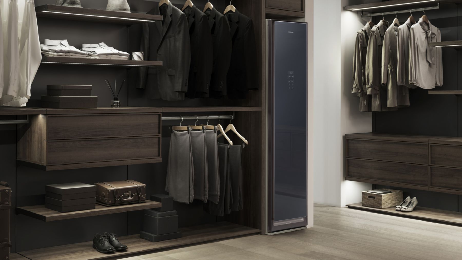 The Samsung AirDresser has saved Peter Cheung a lot of money on dry cleaning bills