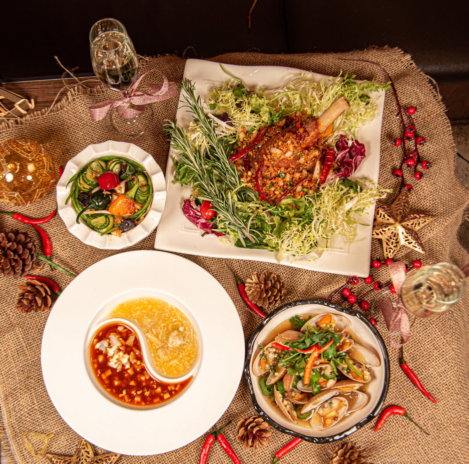 christmas dinners and lunches in Hong Kong - christmas dining 2021 - chilli fagara