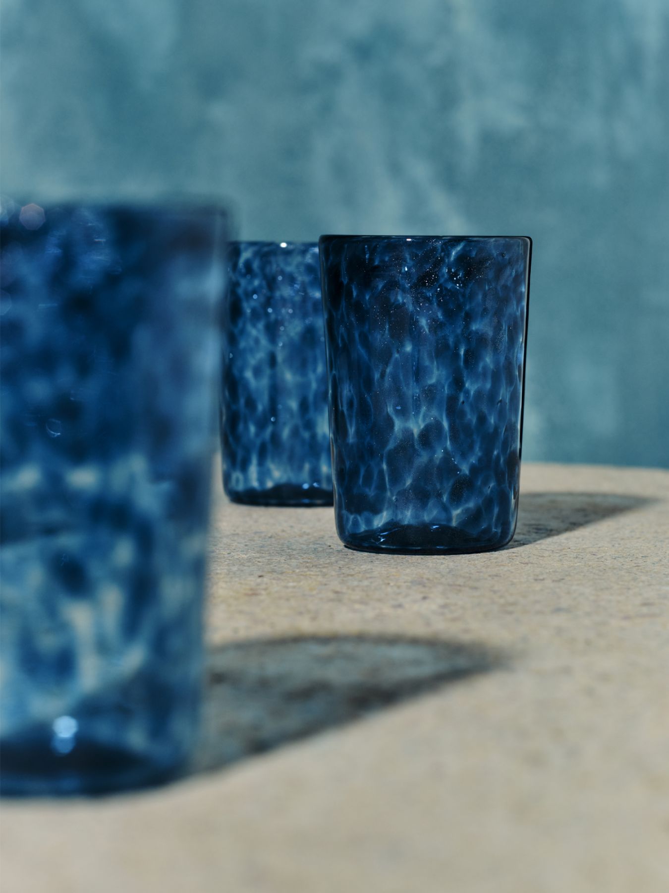 Dior Maison Blue Mizza tableware, from Dior