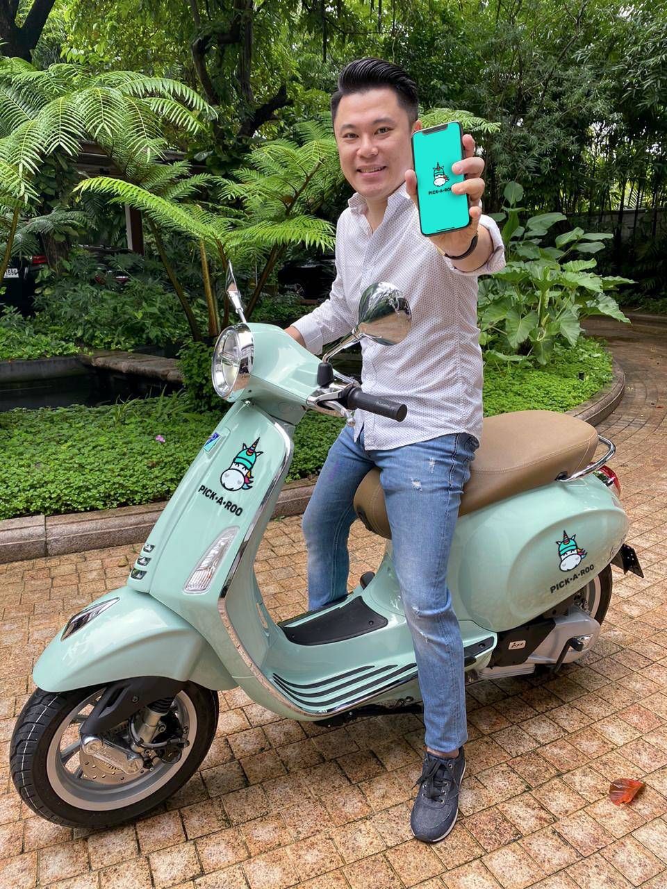 Pick A Roo online shopping. An app developed by co-founder Kevin Tan.
