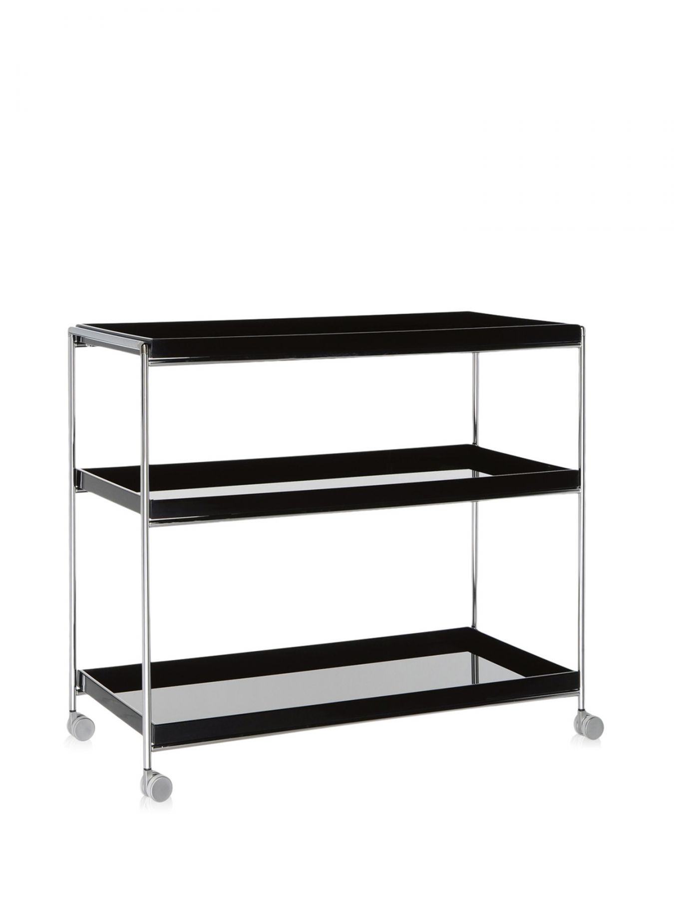 Kartell Trays Trolley by Piero Lissoni, available at various retailers including Lifestorey and Space Furniture