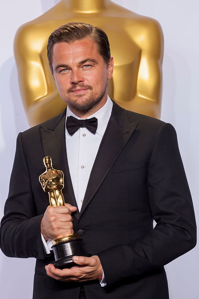88th Academy Awards press room Actor in a leading role winner Leonardo DiCaprio for the film "The Revenant." (Photo by Ted Soqui/Corbis via Getty Images)