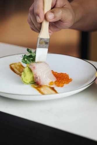 Chef Johnny Au Yong's Hamachi Carpaccio