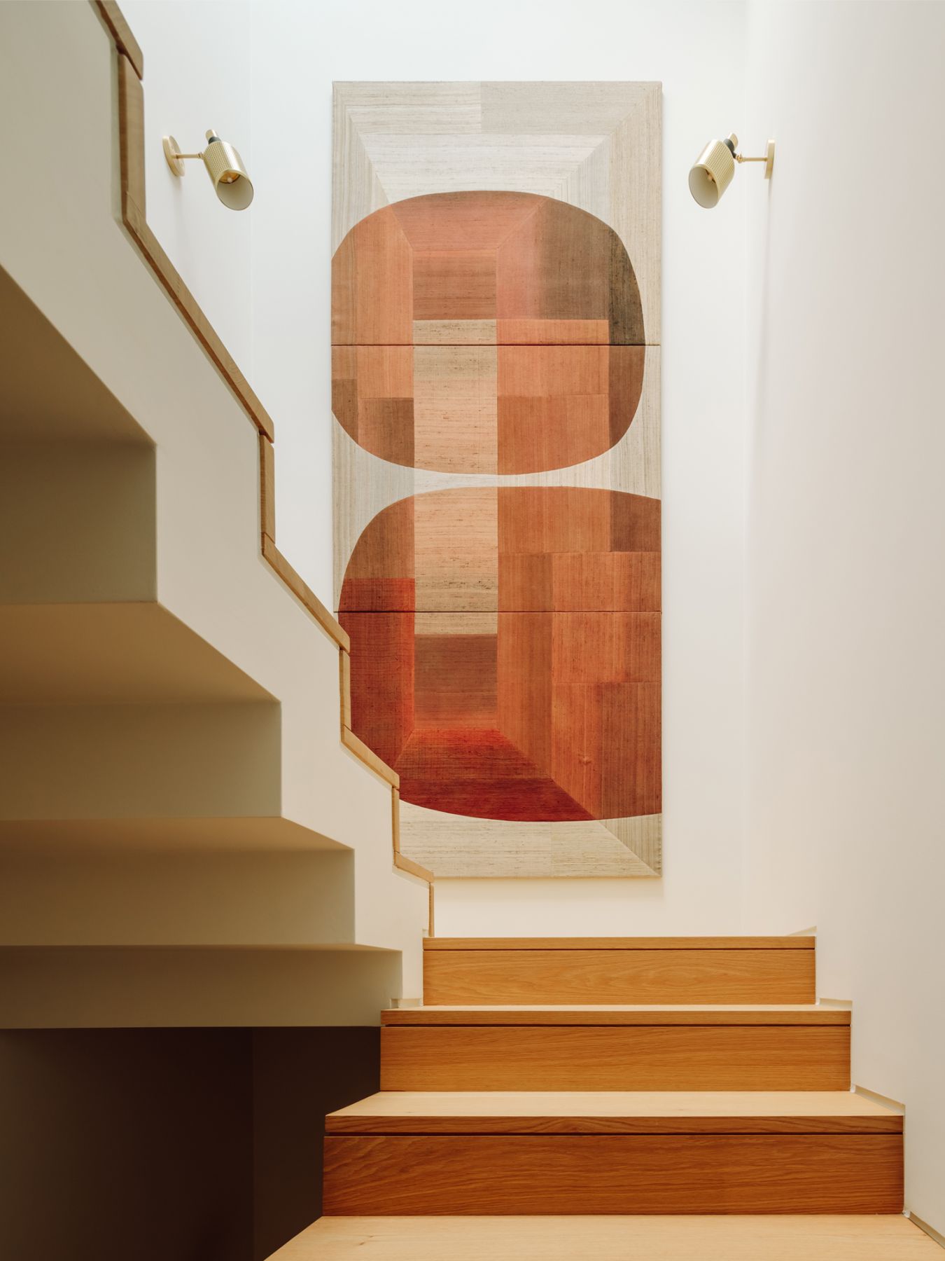 The design studio collaborated with Amsterdam designers XandlAmsterdam for this silk tapestry