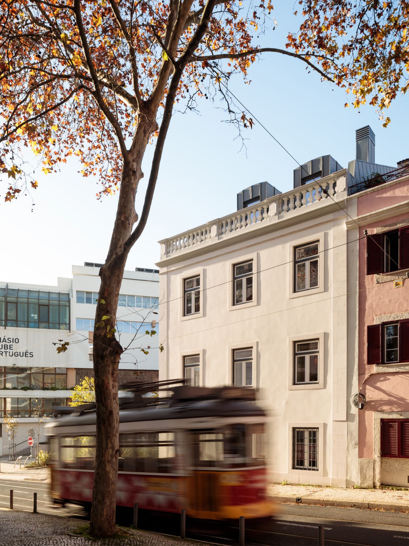 Housed in a 19th-century building, the historic abode is located near Lisbon's famous Amoreiras Garden