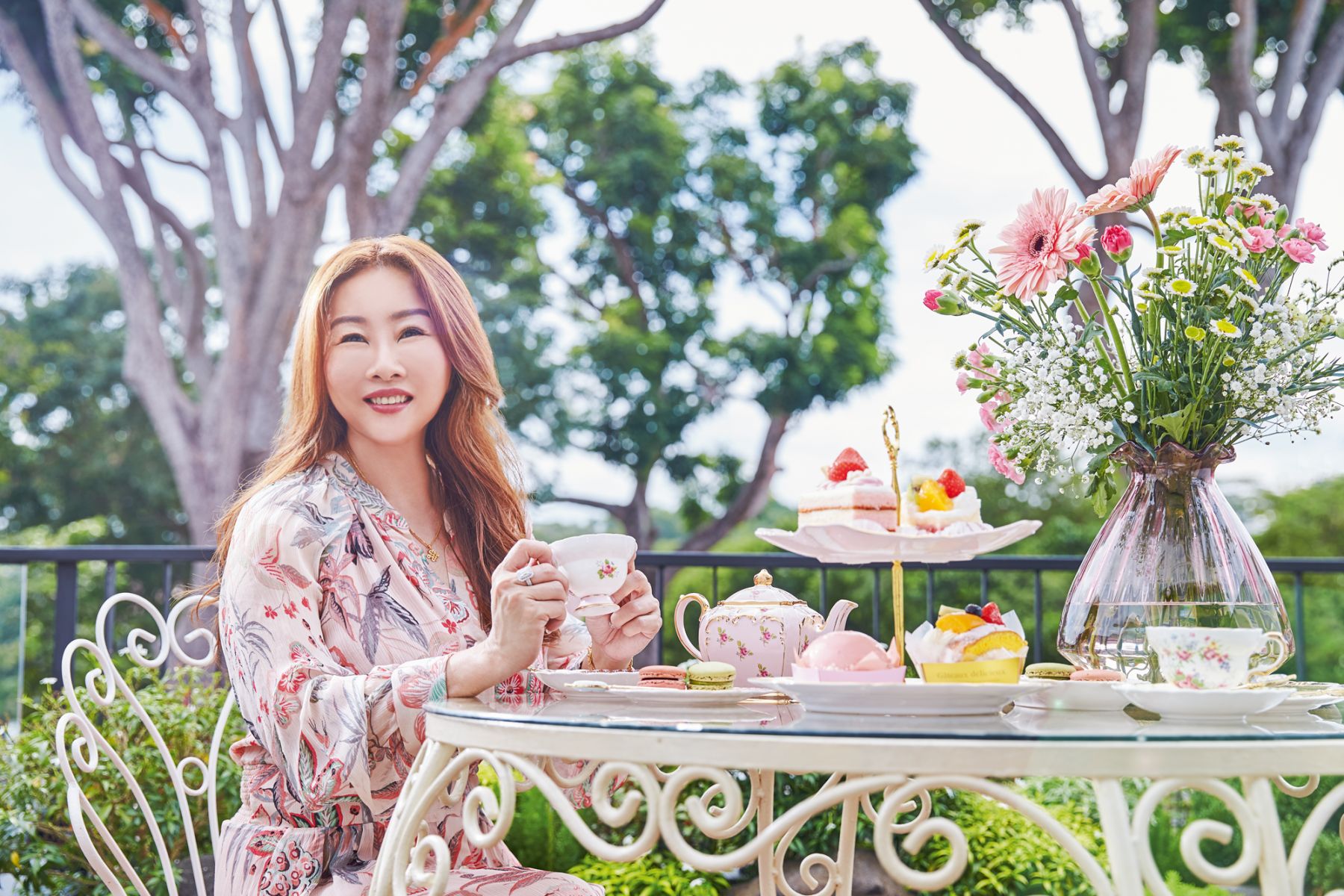 She loves hosting afternoon tea sessions with her bone china sets