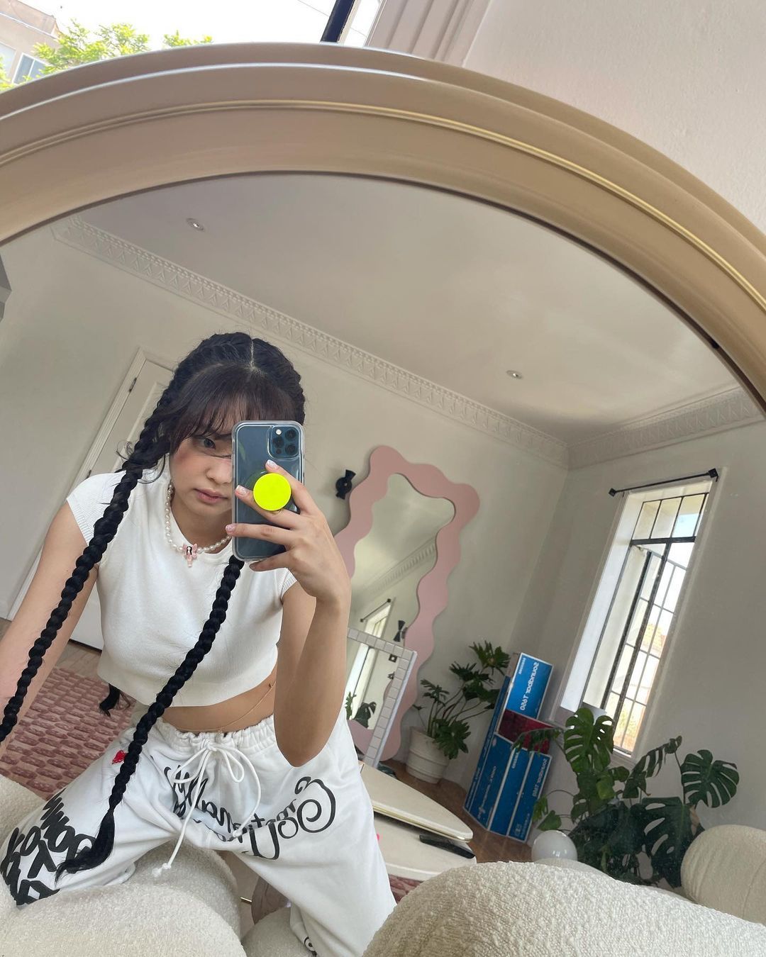 Blackpink's Jennie Kim adds greenery her space with a variety of plants (Image: Jennie/@jennierubyjane)
