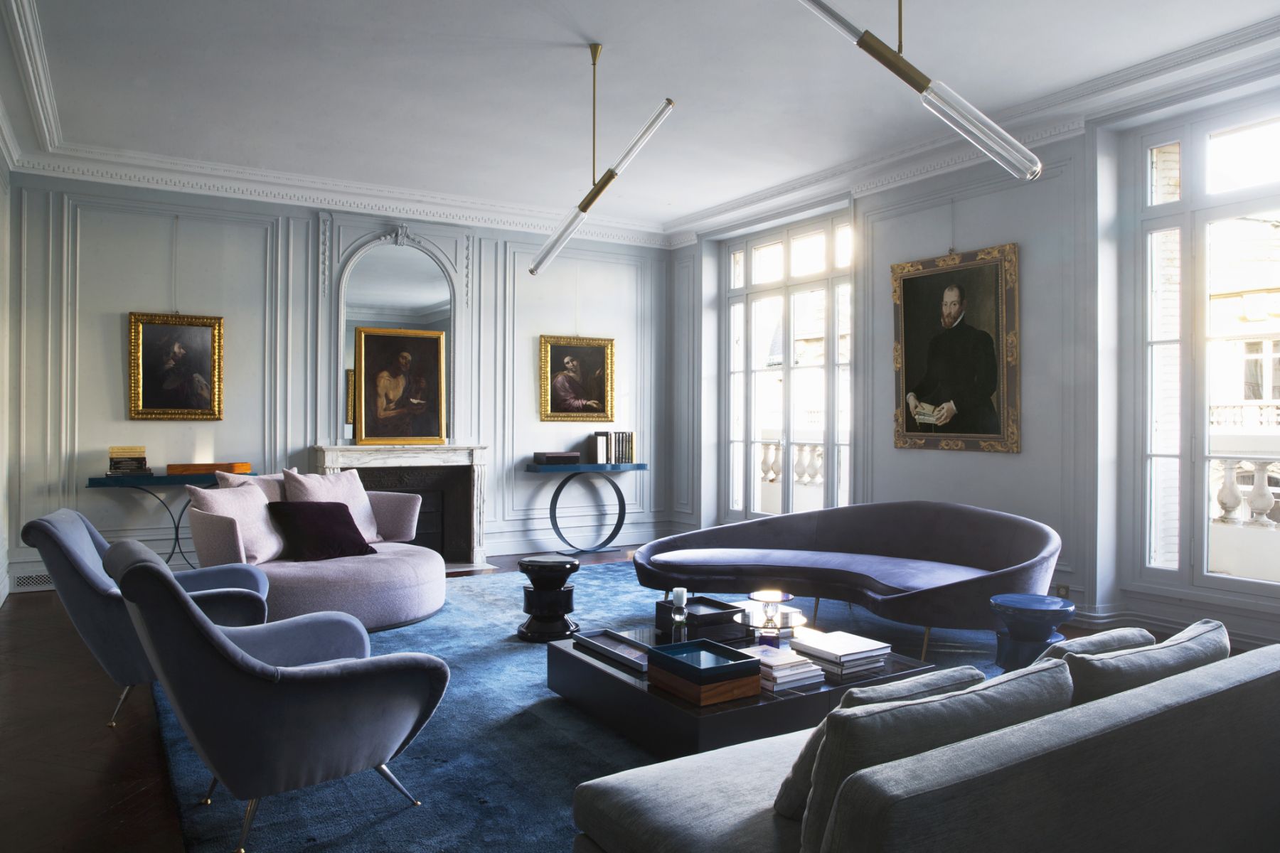 The elegant interiors of a private apartment designed by Le Berre Vevaud (Photographed by Jean-Marc Palisse)