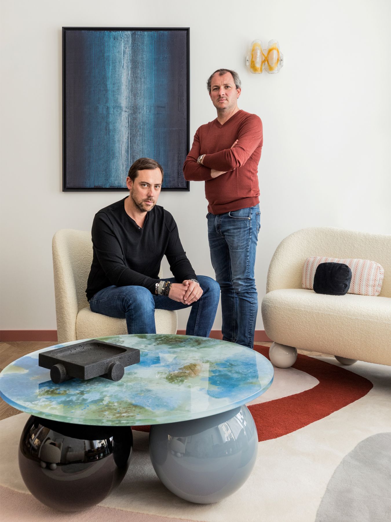 Le Berre Vevaud in their new Paris gallery (Photographed by Romain Ricard)