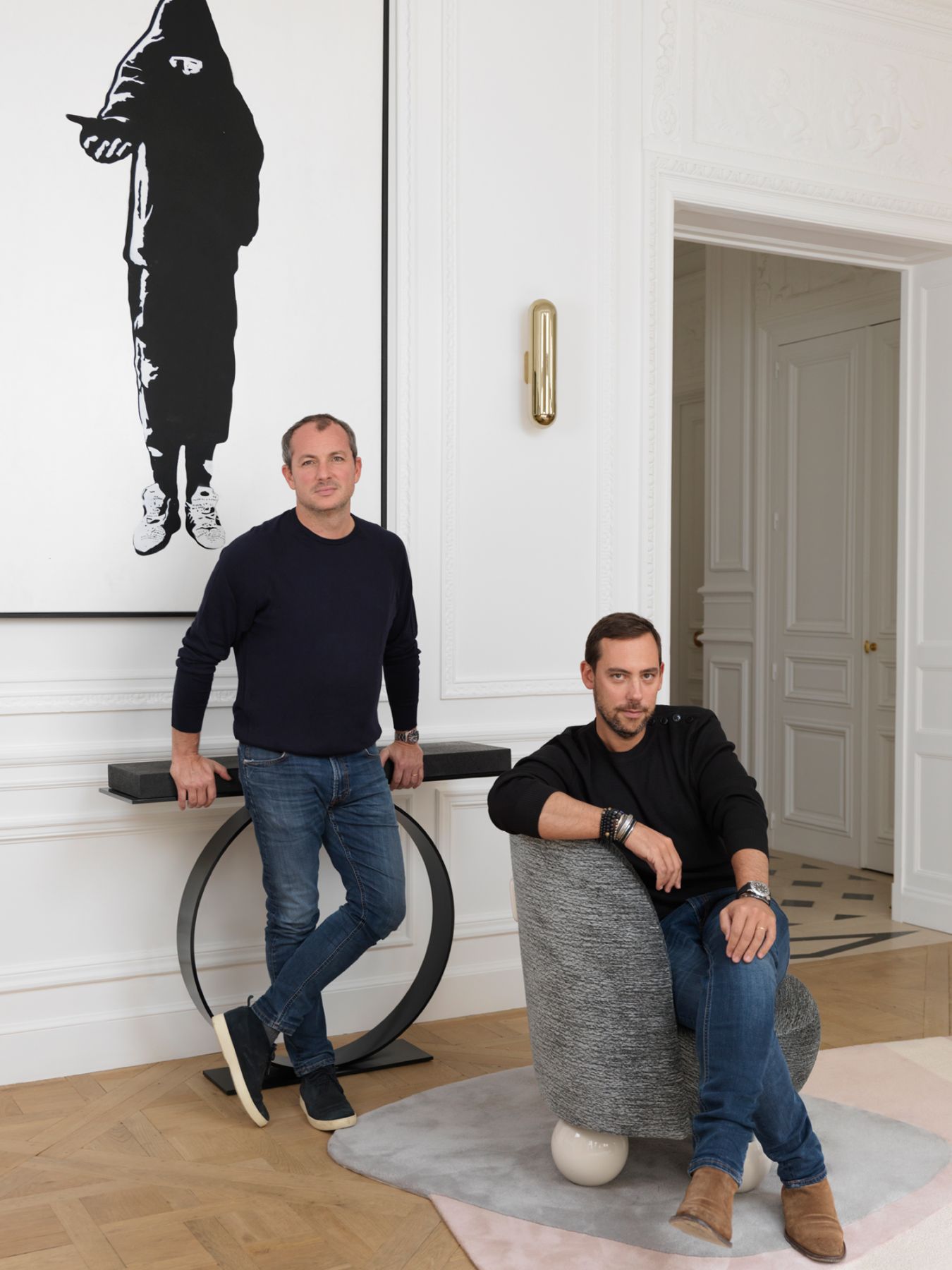 French designers Raphaël Le Berre and Thomas Vevaud, co-founders of Le Berre Vevaud