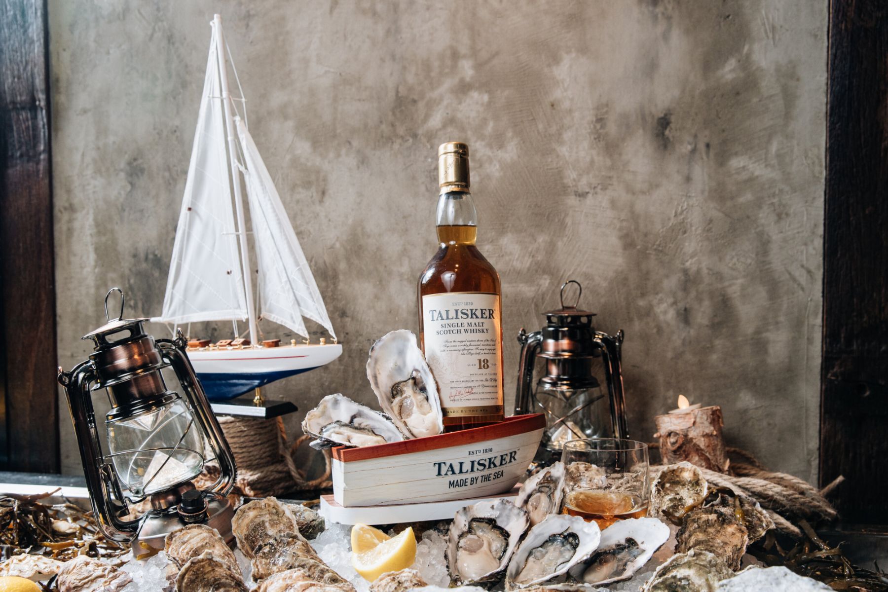 hong kong november drinks news - Talisker Whisky and oyster pairing