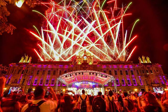 UST has an annual 'Paskuhan' display, will they put up something grand this year as well? (Photo: Interaksyon News)