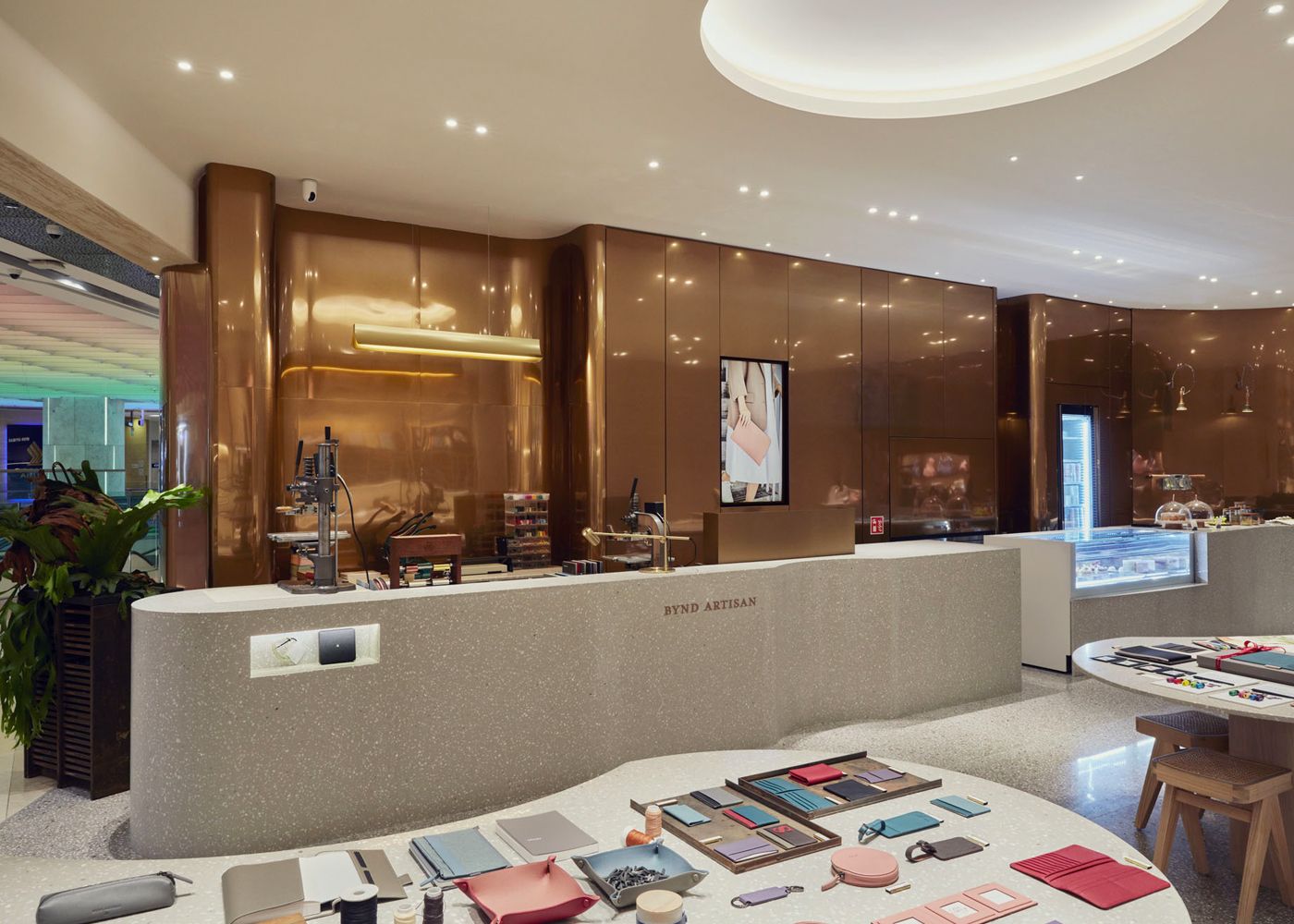 Designed by UPSTRS_, the interiors of the store is soft and pleasing to the eye (Image: Courtesy of Bynd Artisan)