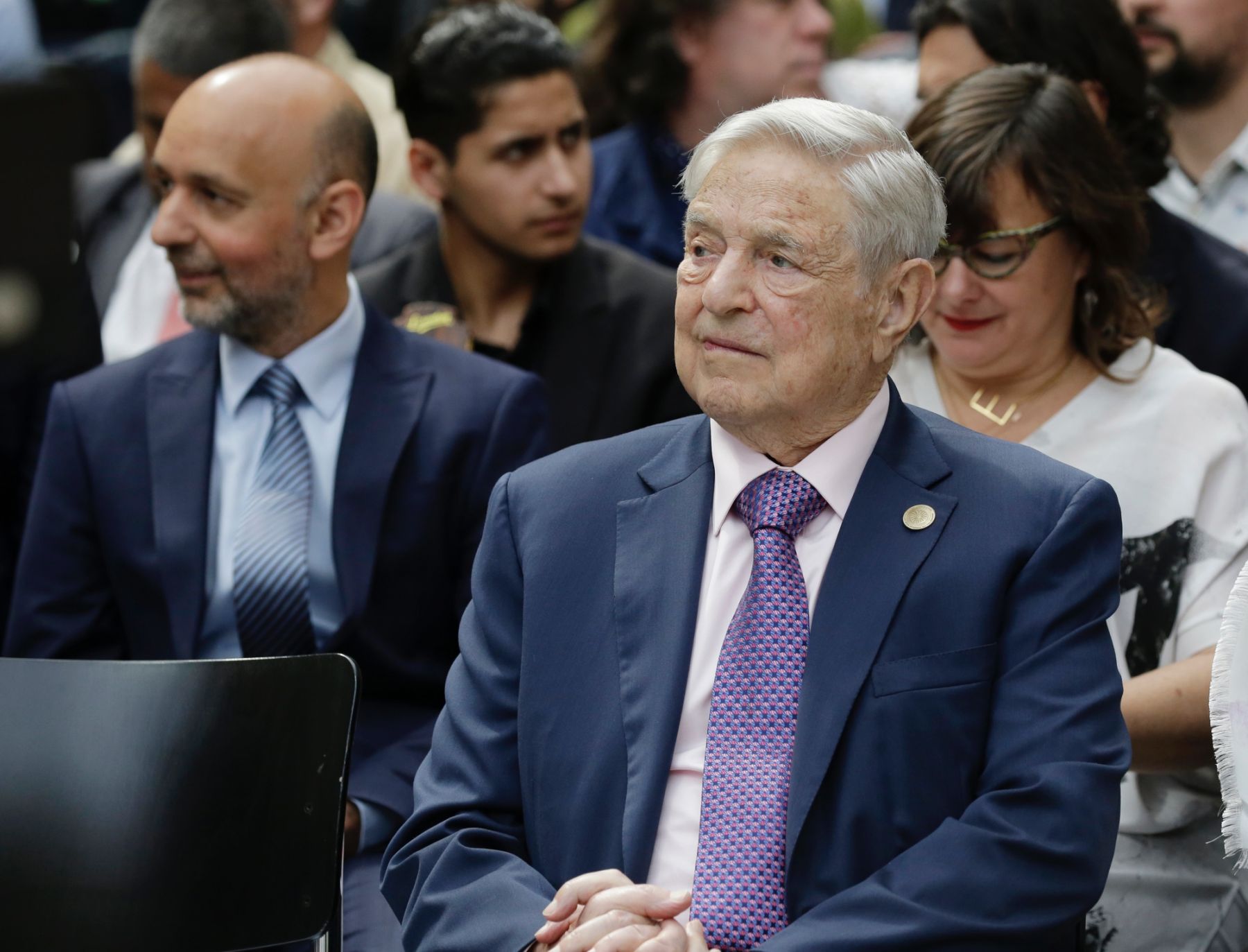 MilliardÃ¤r George Soros, Deutschland, Berlin, ErÃ¶ffnung des EuropÃ¤ischen Roma Instituts fÃ¼r Kunst und Kultur (ERIAC) durch StM/AA Roth, 08.06.2017   (Photo by Popow/ullstein bild via Getty Images)