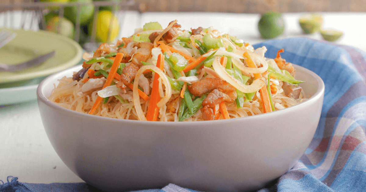 Rizal has always been fascinated by Pancit Pinoy (Photo: Nutri Asia)