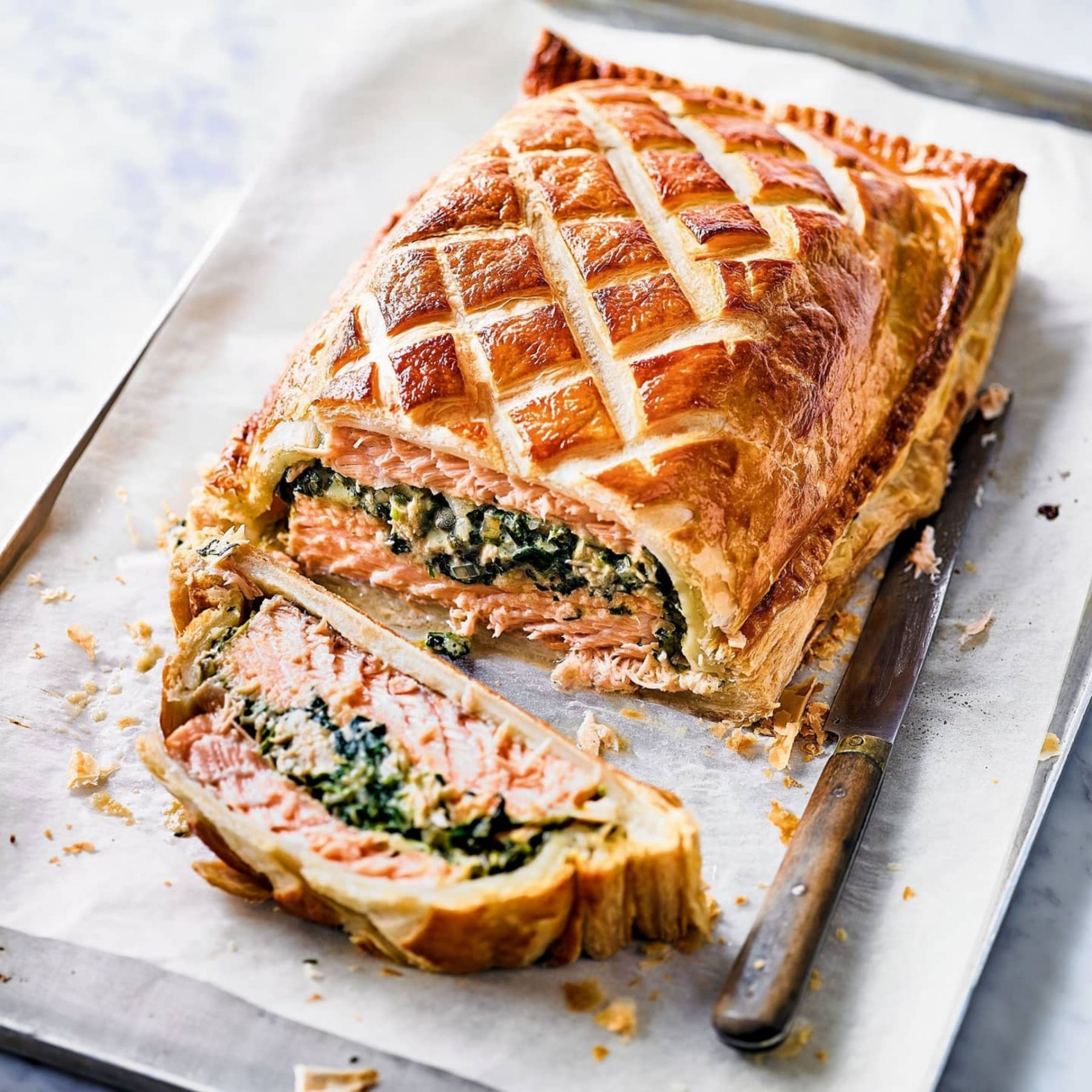 A salmon en croute (Photo: Facebook / @bakingmartha)