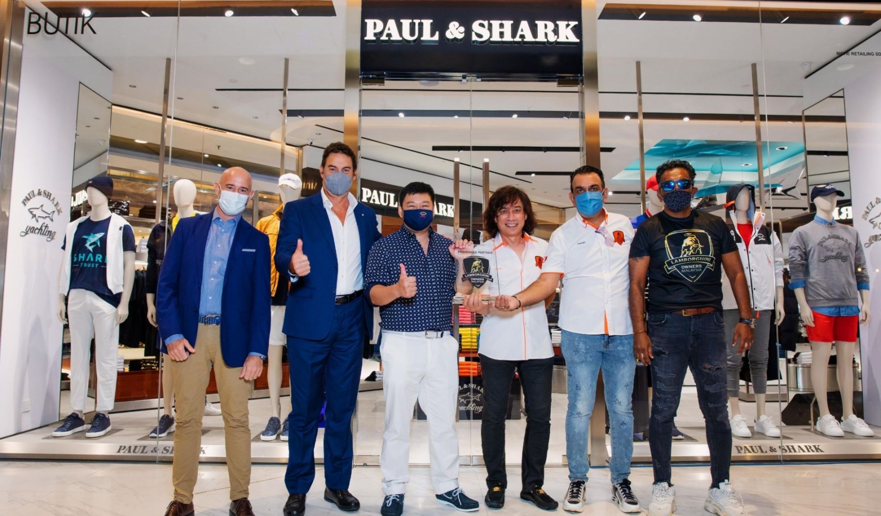 Dr Filippo Fasuro, Massimo Rustico, Joseph Yeoh, ) Dato’ Roslan Rosdi, Dato’ Rakesh Singh and Dato’ David Gurupatham
