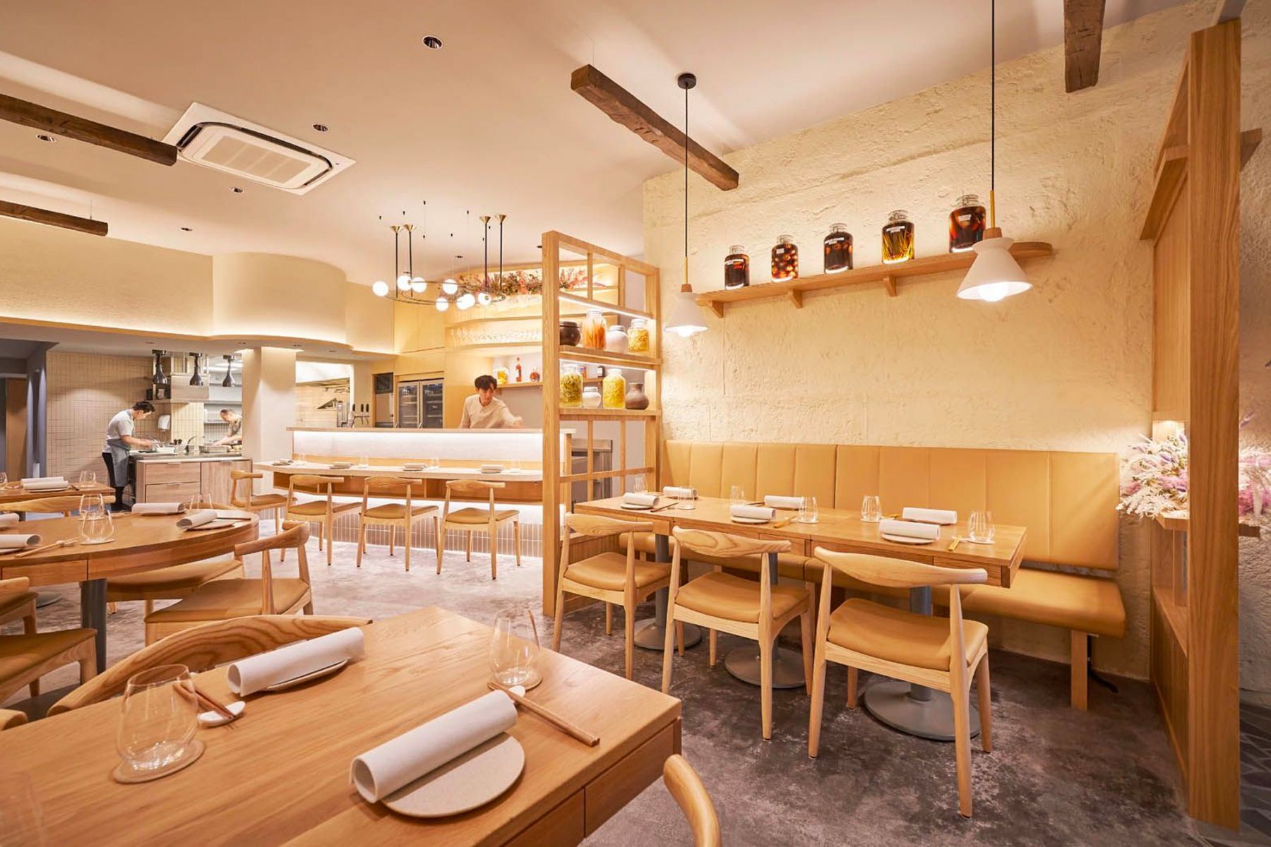 Designed by Drawn, Naeum features a contemporary chic interior (Image: Courtesy of John Heng/Da)