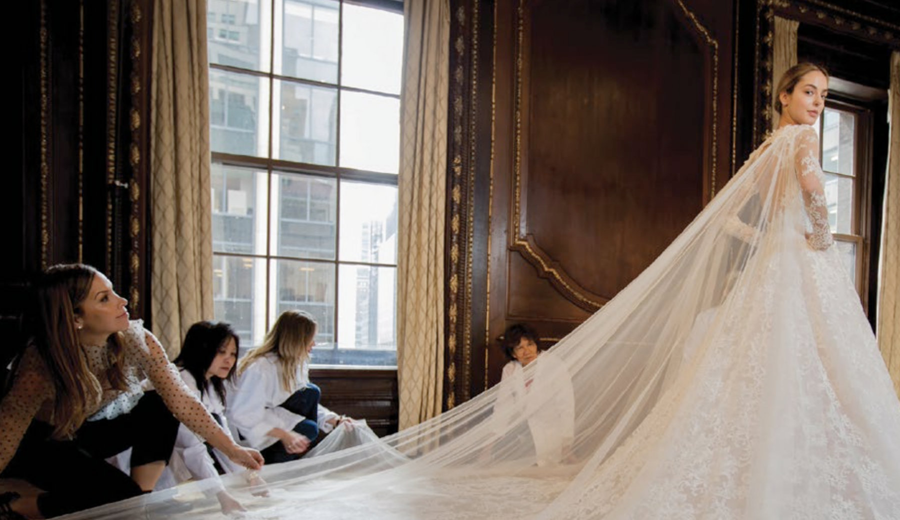 From the spring 2019 bridal show in New York City