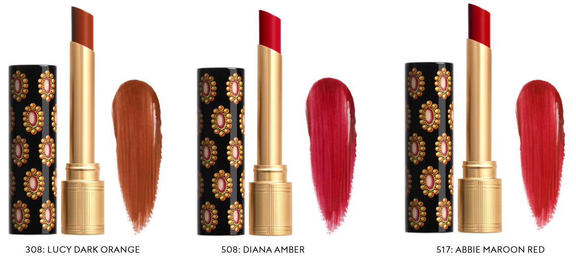 GUCCI BEAUTY ROUGE DE BEAUTÉ BRILLANT INTRODUCES THREE NEW SHADES