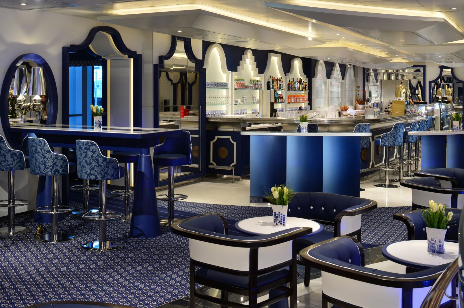 Grand Dutch Cafe - Deck 3 Midship StarboardKoningsdam - Holland America Line