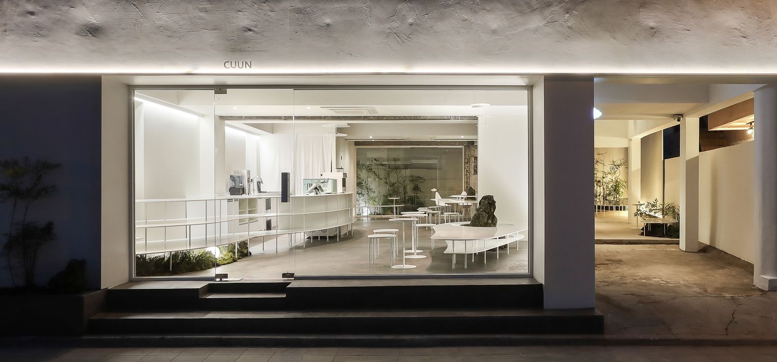 Designed by studio maoom, Cuun Cafe is a minimalist sanctuary with an outdoor courtyard (Image: Sungkee Jin/Soulgraph Photography)