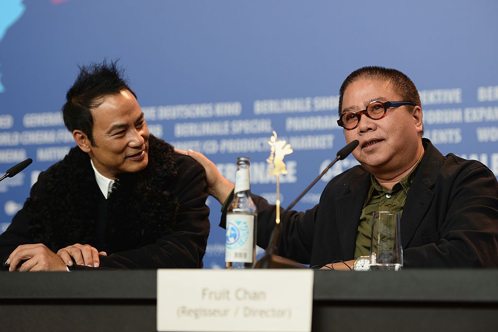 BERLIN, GERMANY - FEBRUARY 07: Simon Yam (L) and director Fruit Chan attend the 'The Midnight After' Press Conference during 64th Berlinale International Film Festival at Grand Hyatt Hotel on February 7, 2014 in Berlin, Germany. (Photo by Ian Gavan/Getty Images)