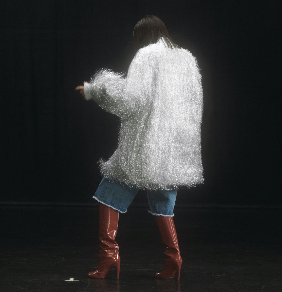 The Dries Van Noten fringed lurex and silk-blend bomber, which Cheung plans to wear to the Tatler Ball