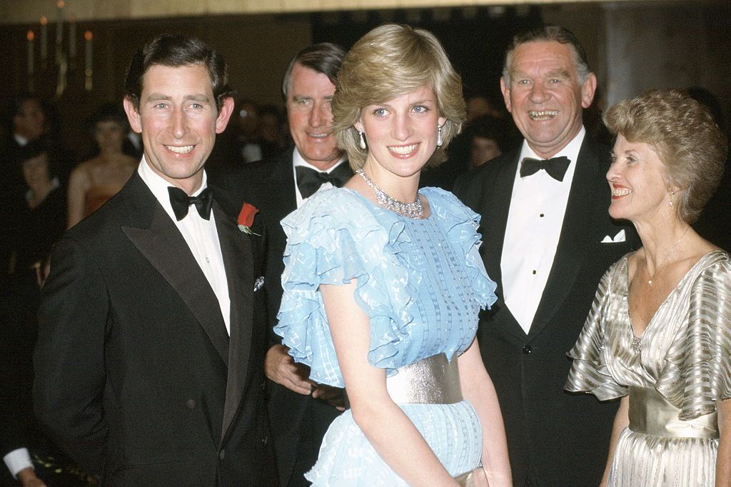 SYDNEY, AUSTRALIA - MARCH 28: The Prince And Princess Of Wales Attending A Charity Ball In Sydney During A Trip To Australia (Photo by Tim Graham Photo Library via Getty Images)