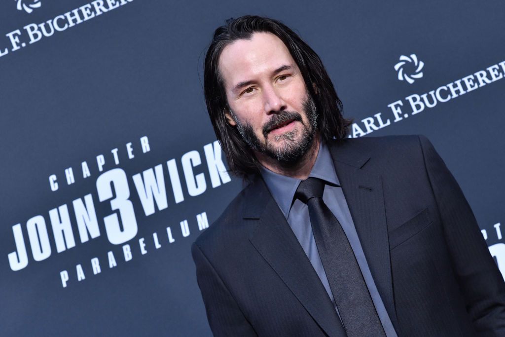 Keanu Reeves attends the special screening of Lionsgate's "John Wick
