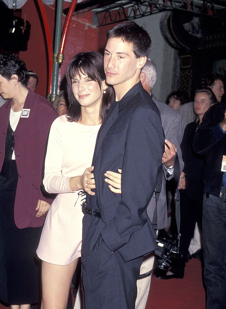 Sandra Bullock and Keanu Reeves (Photo by Ron Galella/Ron Galella Collection via Getty Images)