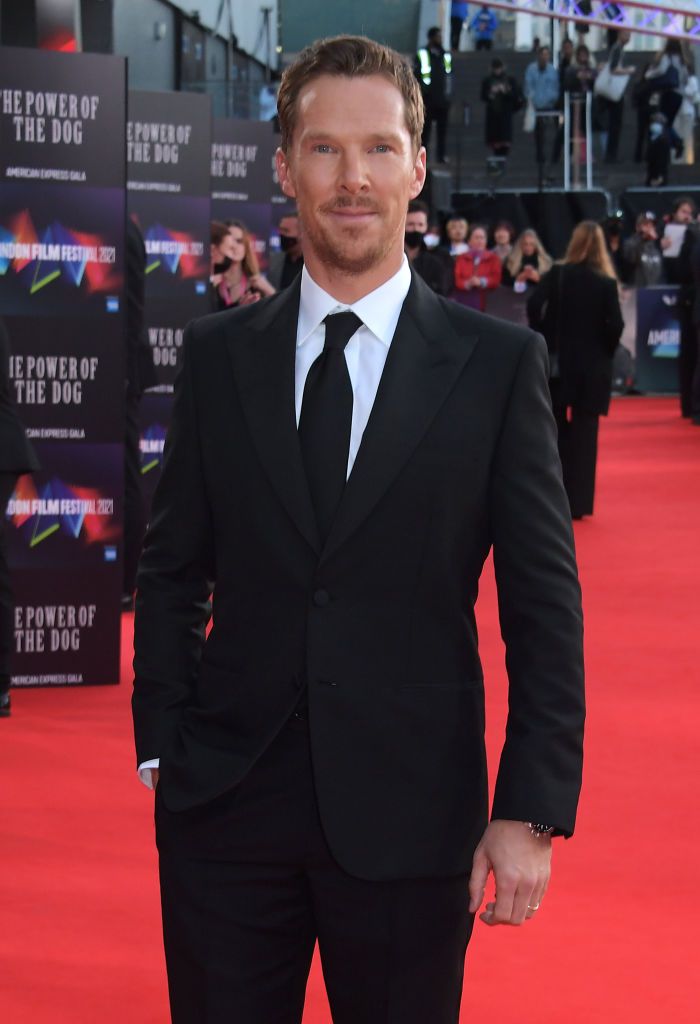 LONDON, ENGLAND - OCTOBER 11: Benedict Cumberbatch attends the Gala Premiere of "The Power of the Dog" during the 65th BFI London Film Festival at The Royal Festival Hall on October 11, 2021 in London, England. (Photo by David M. Benett/Dave Benett/Getty Images for Netflix)