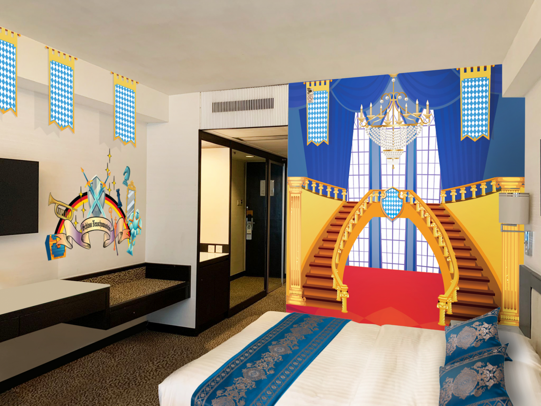 Regal_Riverside_Hotel_Winter Wanderland_Castle-Themed_Room_Overview_城堡主題客房
