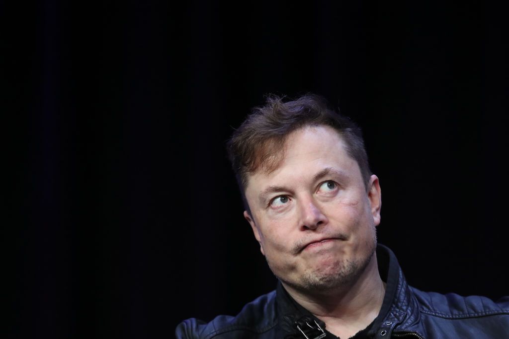 WASHINGTON, DC - MARCH 09: Elon Musk, founder and chief engineer of SpaceX speaks at the 2020 Satellite Conference and Exhibition March 9, 2020 in Washington, DC. Musk answered a range of questions relating to SpaceX projects during his appearance at the conference. (Photo by Win McNamee/Getty Images)