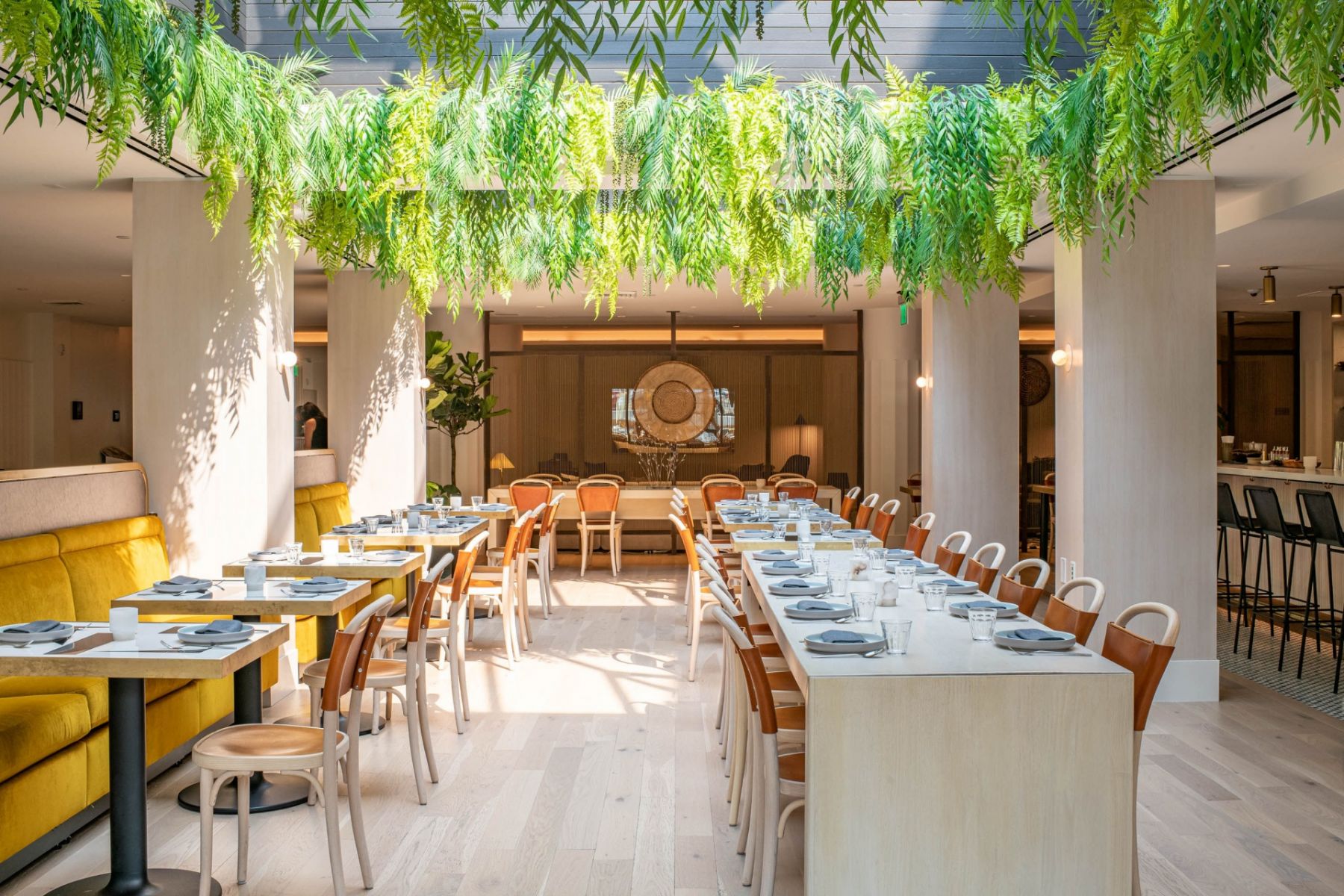 Abacá's dining room