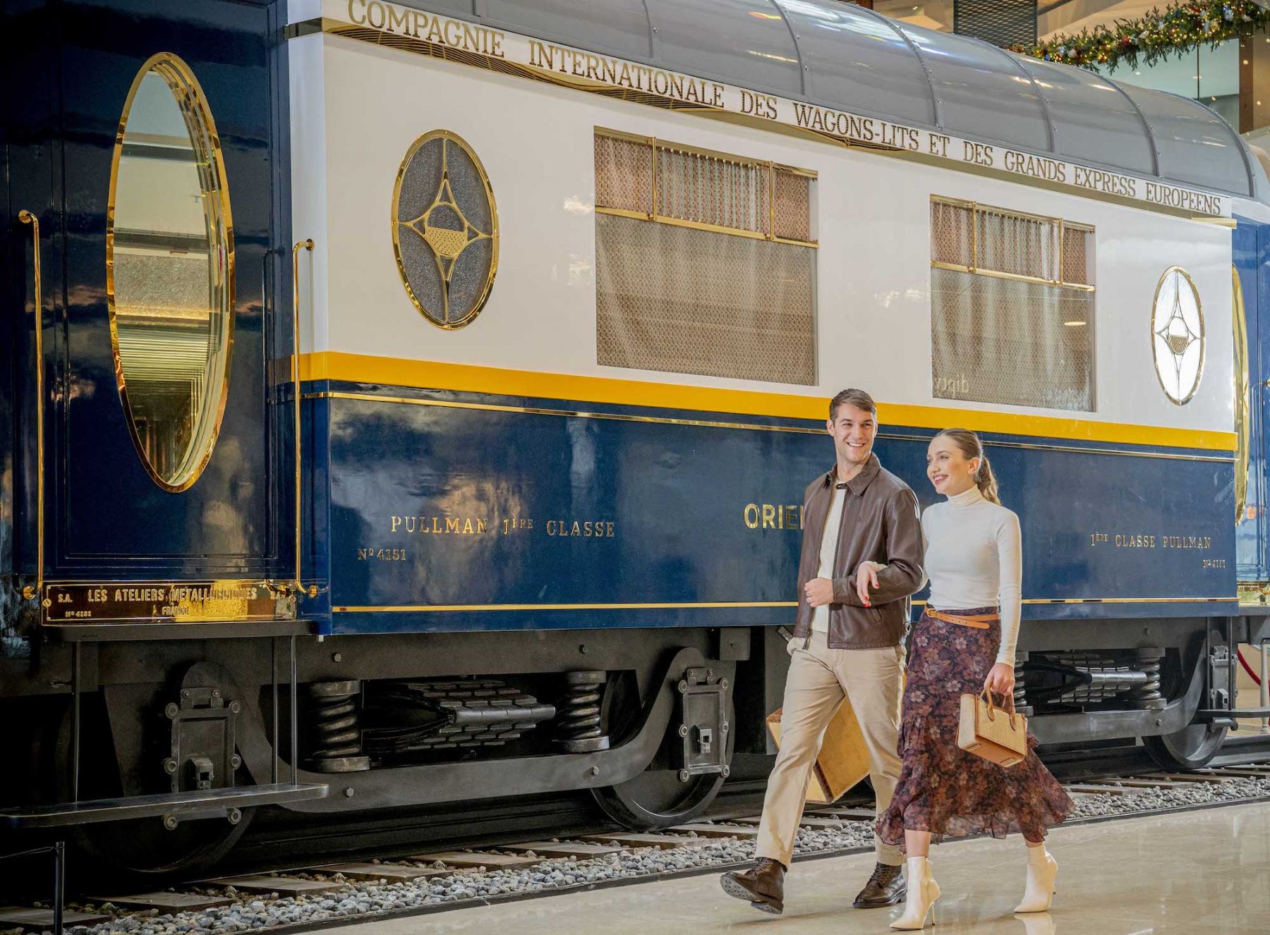 ifc商場「Orient Express is coming to town」聖誕裝置