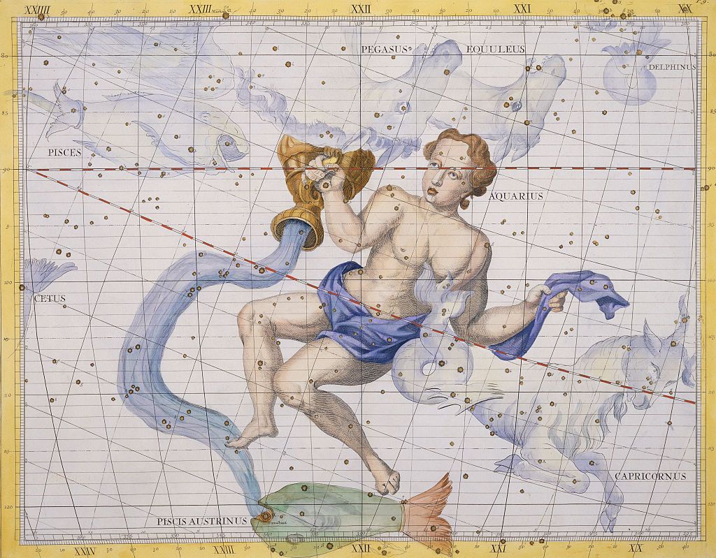 The Constellation of Aquarius by James Thornhill (Photo by © Historical Picture Archive/CORBIS/Corbis via Getty Images)