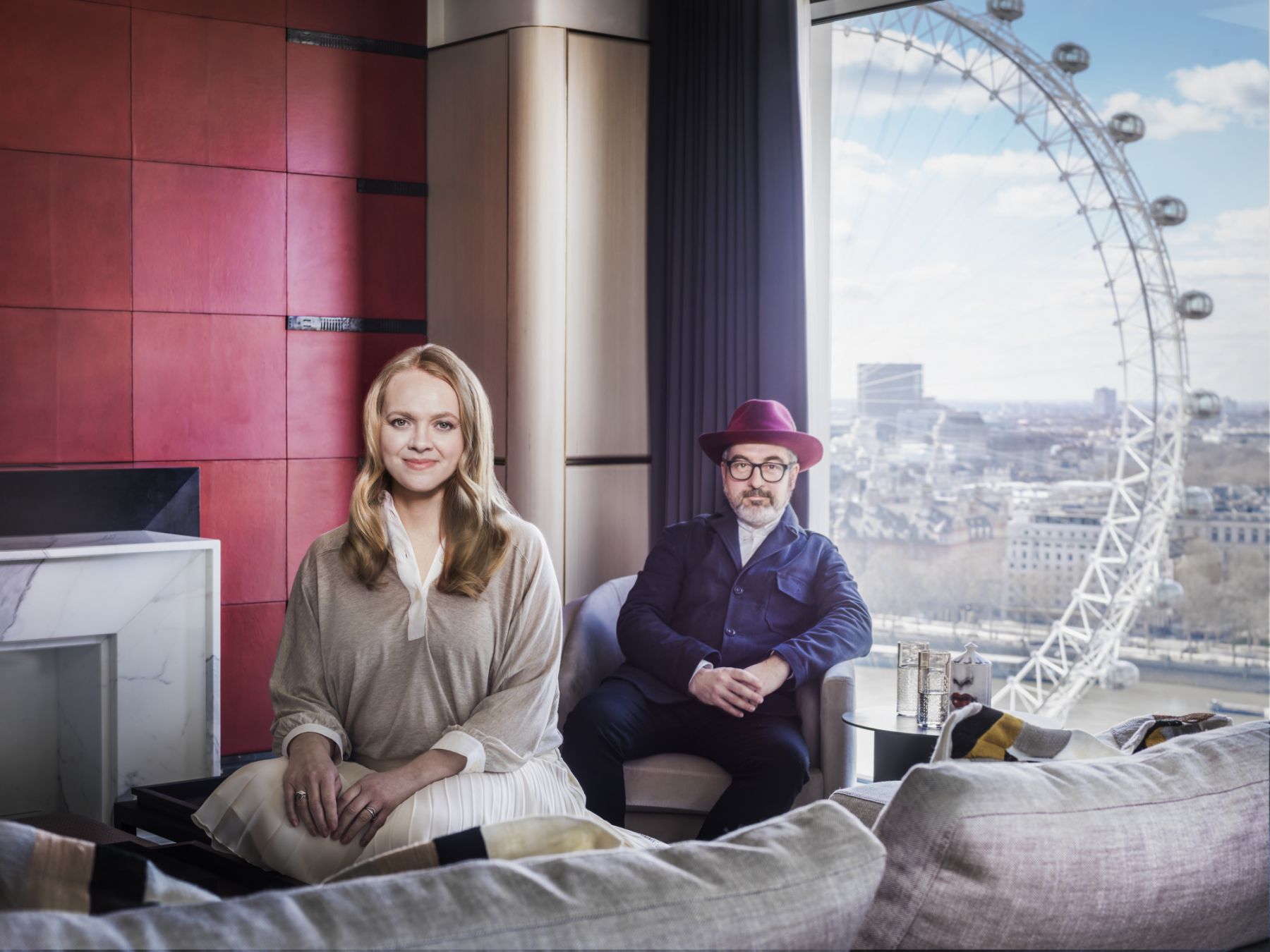 British designers Jo Littlefair and Martin Goddard, co-founders and directors of Goddard Littlefair