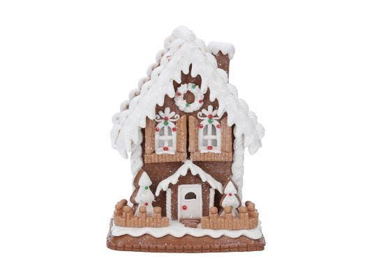 Gisela Graham Gingerbread House with Lights (Photo: Indigo Living)