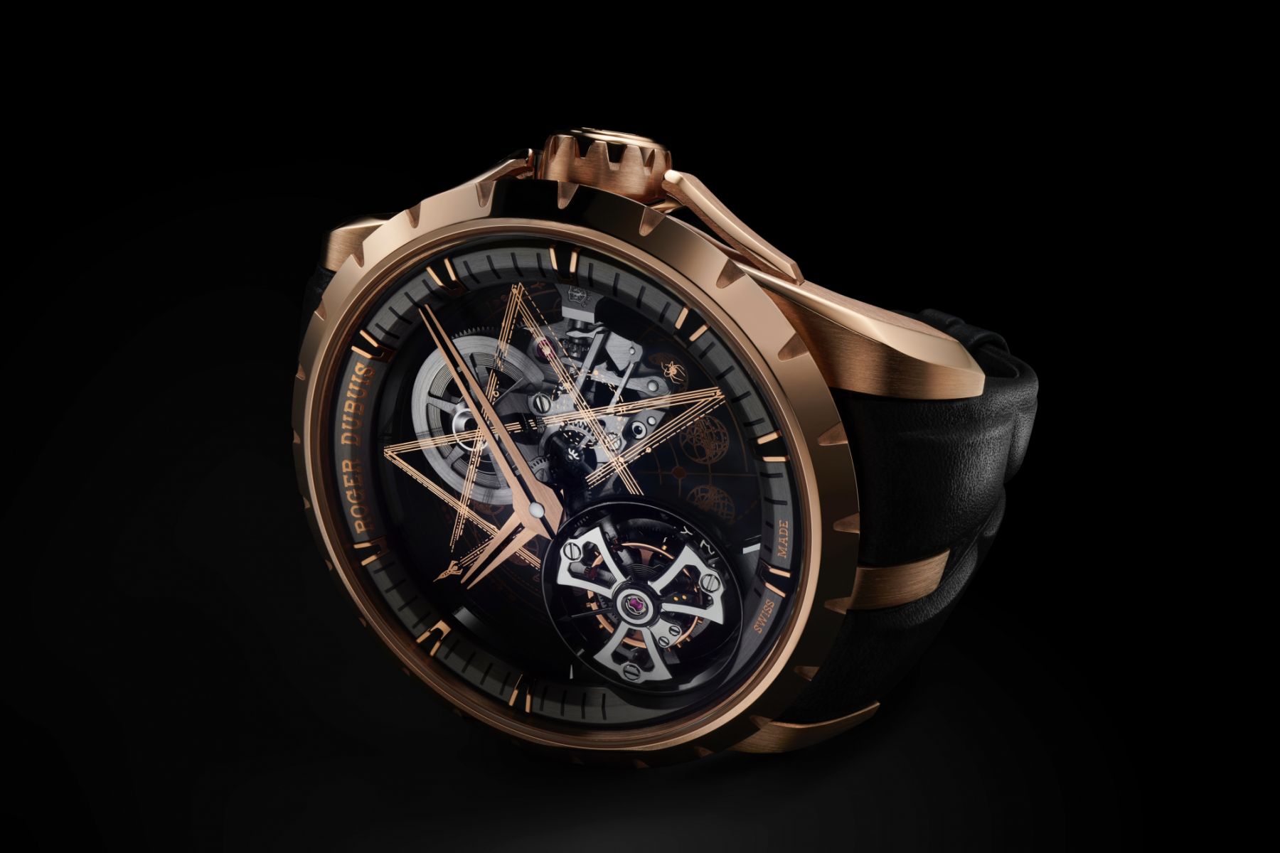 Luminescent and dazzling, this Roger Dubuis Excalibur Dr Woo Monotourbillion is certainly a tour de force of design