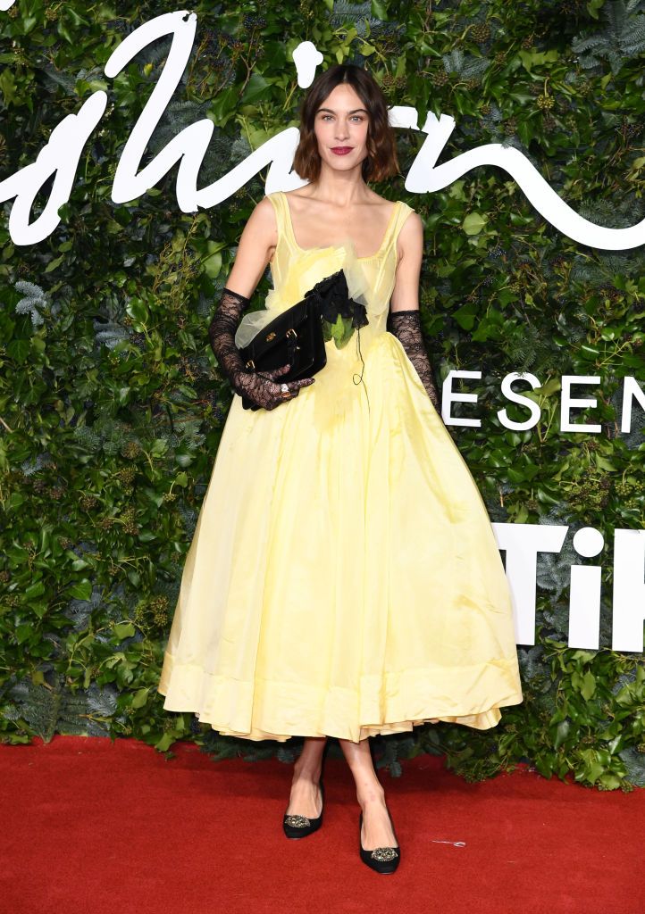 LONDON, ENGLAND - NOVEMBER 29: Alexa Chung attends The Fashion Awards 2021 at the Royal Albert Hall on November 29, 2021 in London, England. (Photo by Gareth Cattermole/BFC/Getty Images for BFC)